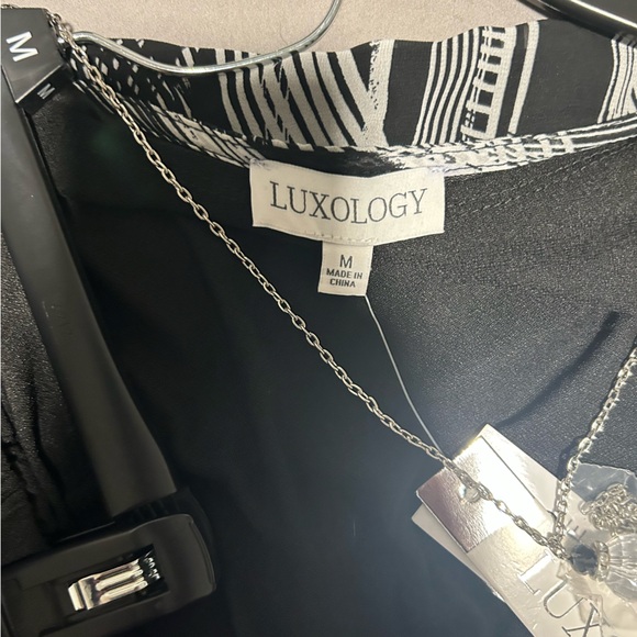 Luxology Black and White Jumpsuit - Picture 1 of 5